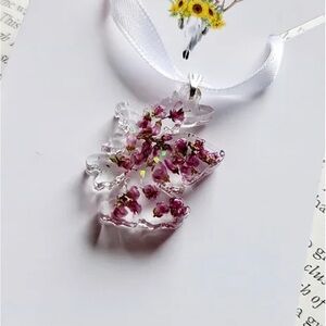 Made in Scotland Heather Pendant with real Heather from Outlander filming